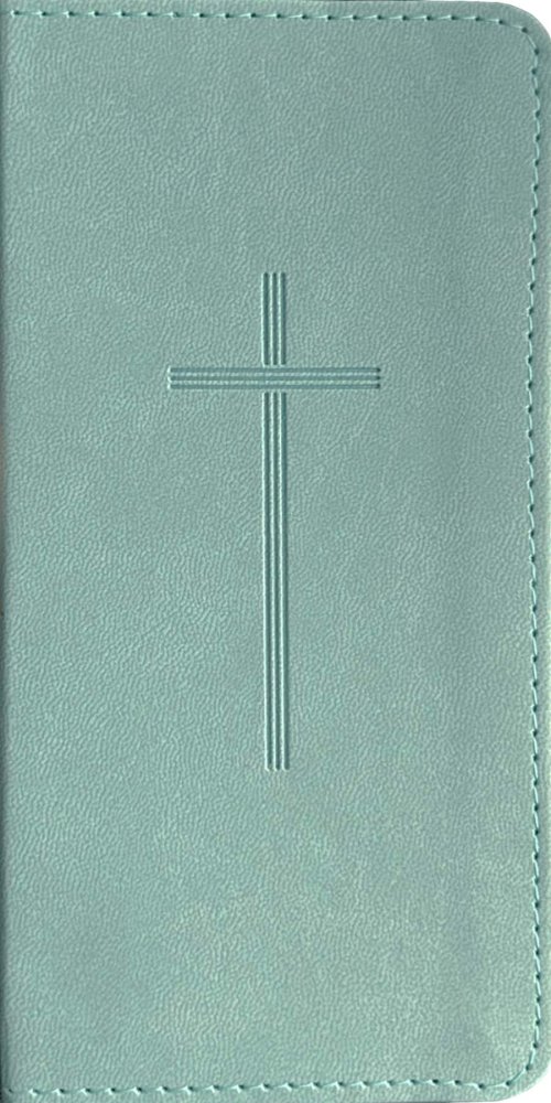 NLT Pocket Thinline New Testament with Psalms and Proverbs (LeatherLike, Teal Cross)
