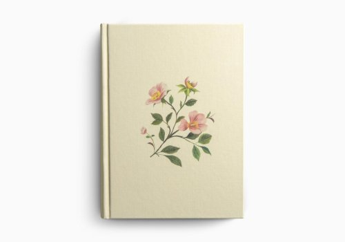 ESV Single Column Journaling Bible (Cloth over Board, Rosehip Design)