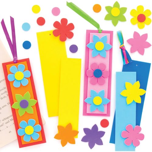 Flower Mix & Match Bookmark Kits (Pack of 8)