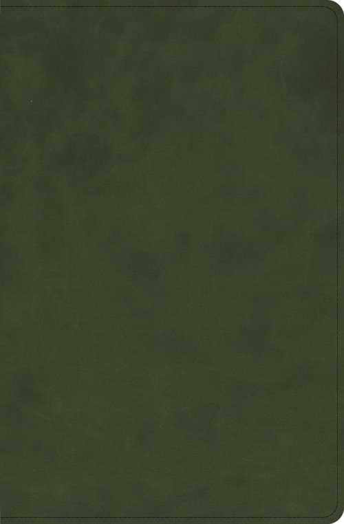 CSB Single-Column Compact Bible, Zipper Closure, Olive