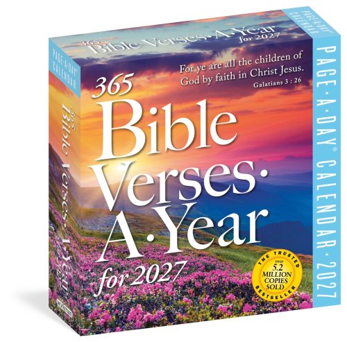 365 Bible Verses-A-Year Page-A-Day® Calendar 2027 : Timeless Words from the Bible to Guide, Comfort, and Inspire