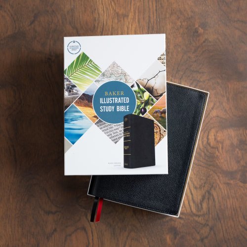 CSB Baker Illustrated Study Bible, Black Genuine Leather
