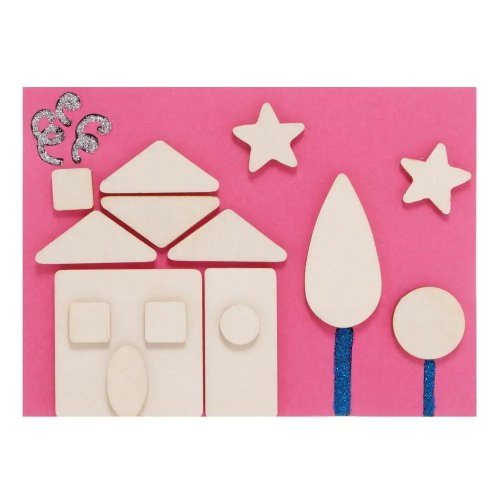 Wooden Shapes Value Pack (Pack of 180)