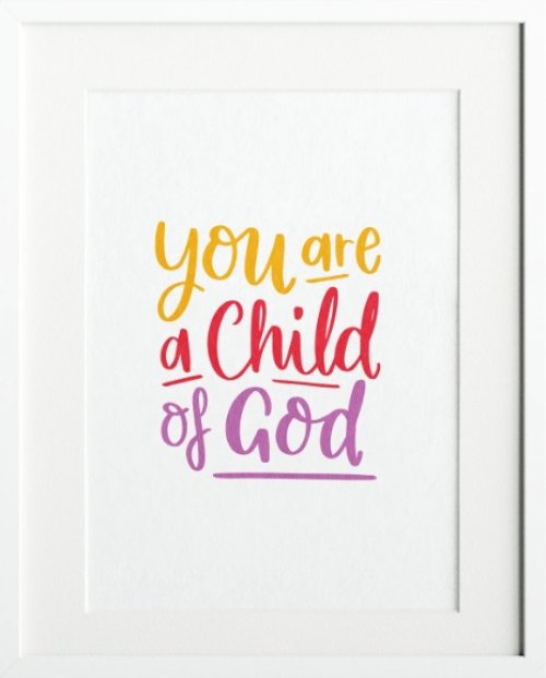 Child Of God A5 Print