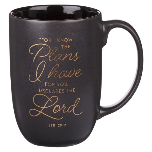 Mug Black I Know the Plans Jer. 29:11
