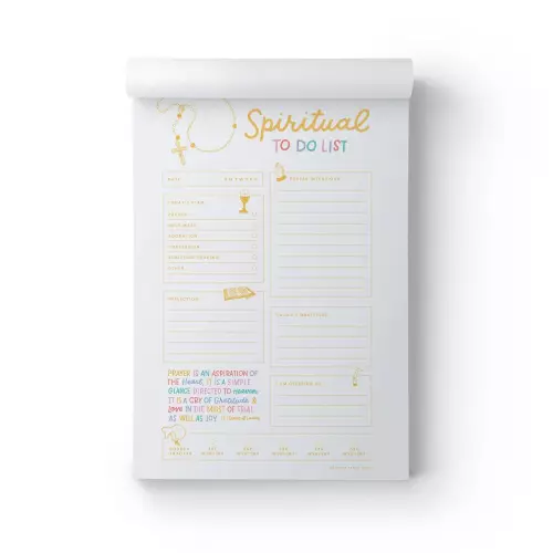 Spiritual To Do  List Notepad