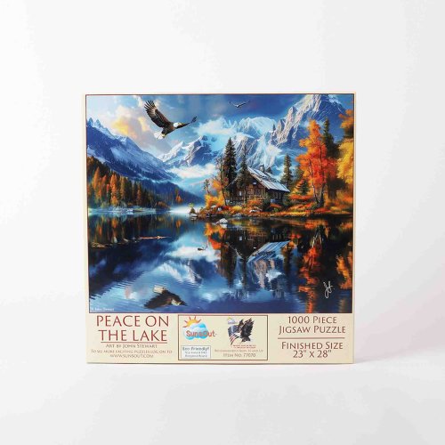 Peace On The Lake Jigsaw Puzzle - 1000 Pieces