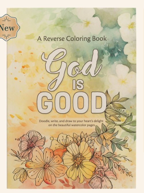 Coloring Book God is Good  - Reverse