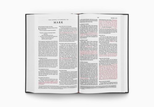 ESV Church Bible, Red Letter (Hardcover, Black)