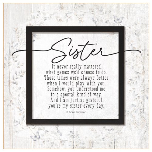 Plaque-Layered Grace-Sister (6 x 6)
