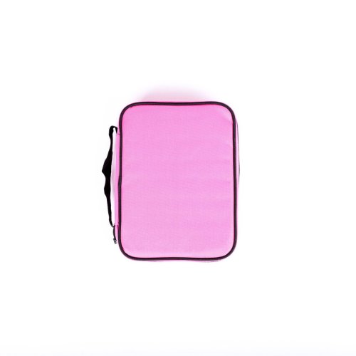 Bible Cover Canvas Pink/ Black Medium