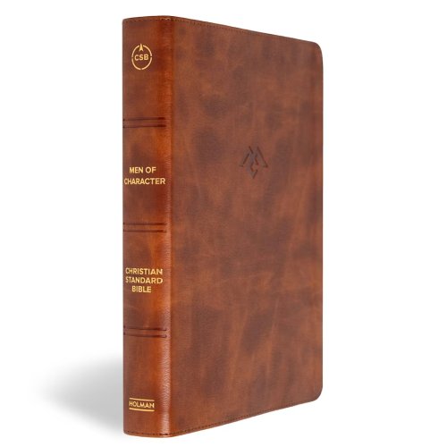 CSB Men of Character Bible, Revised and Updated, Brown LeatherTouch, Indexed