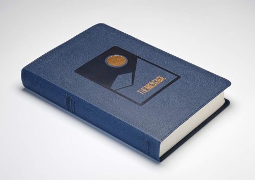 The Message Bible, Deluxe Gift Edition, Bible, Blue, Imitation Leather, Large Print, Presentation Page, Maps, Ribbon Marker