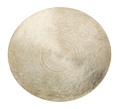 Aluminium Gold Candle Plate D 14 cm