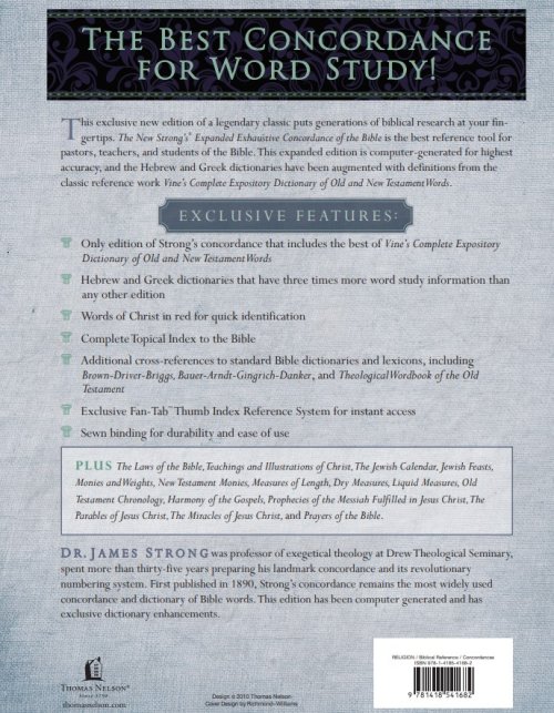 The New Strong's Expanded Exhaustive Concordance of the Bible