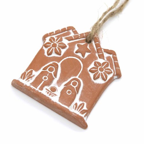 Terracotta Nativity Hanging - Church
