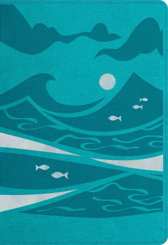 NLT GO Bible for Kids  (LeatherLike, Teal Ocean)