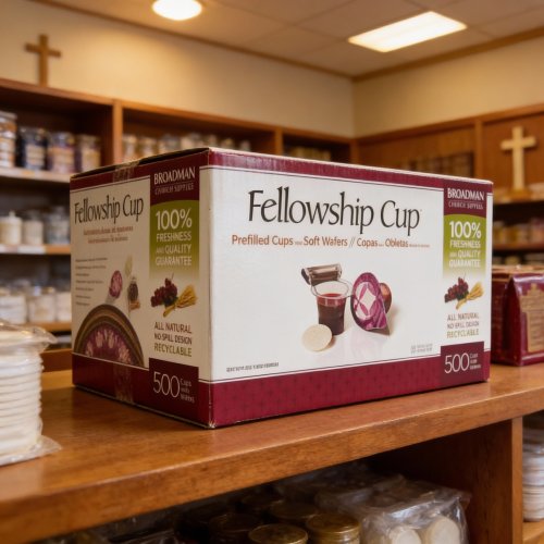 Box of 500 Fellowship Cup / Pre-Filled Communion Cups