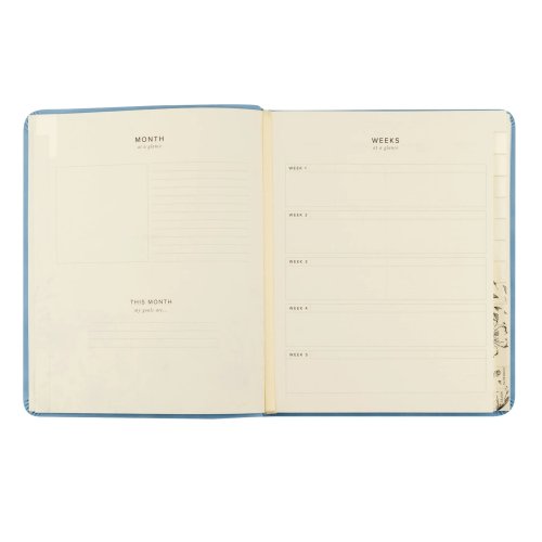 12-Month Undated Planner: Bethany Theme, Layflat