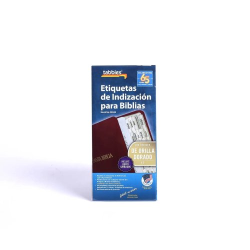 Bible Index Tabs Catholic Spanish Gold Tabbies Pack of 10