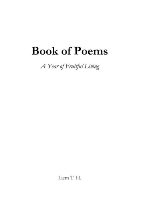 Book of Poems: A Year of Fruitful Living