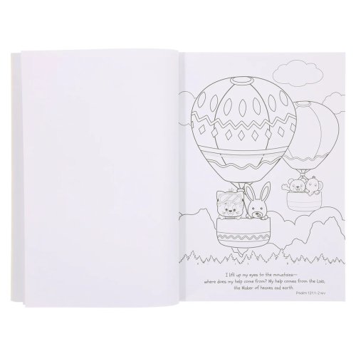 Coloring Book for Kids God is with Me wherever I Go