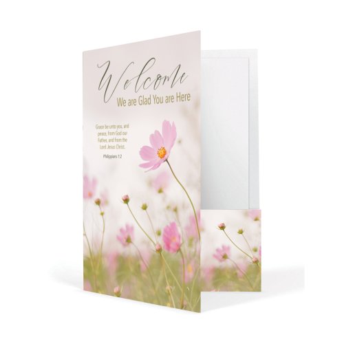 Welcome Folder: We Are Glad You Are Here - Spring (Package of 12)