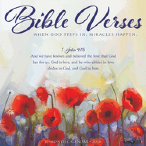 Bible Verses 2026 Wall Calendar