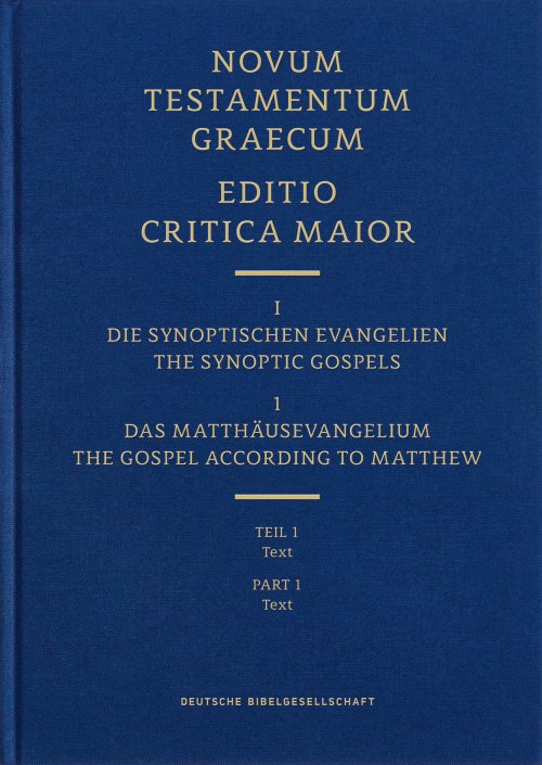 Novum Testamentum Graecum, Editio Critica Maior (ECM) I.1/1: The Gospel According to Matthew, Text