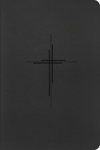 NLT Premium Value Thinline Bible, Filament Enabled (LeatherLike, Trinity Cross Black)
