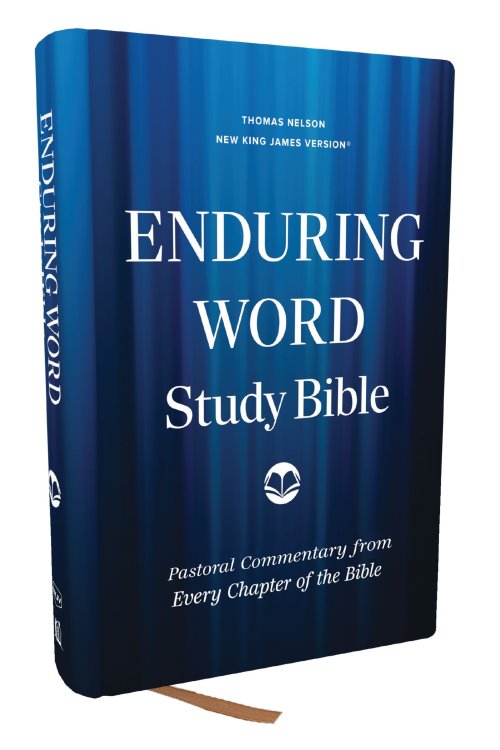 Enduring Word Study Bible: Pastoral Commentary from Every Chapter of the Bible (NKJV, Hardcover, Red Letter, Comfort Print)