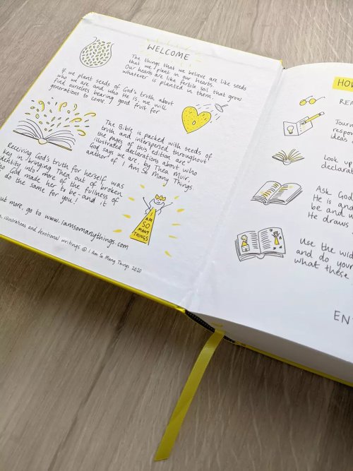 NIV Journalling Bible - I Am So Many Things and MAF Bible Donation