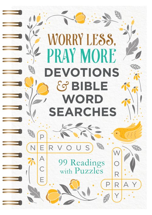 Worry Less, Pray More Devotions and Bible Word Searches