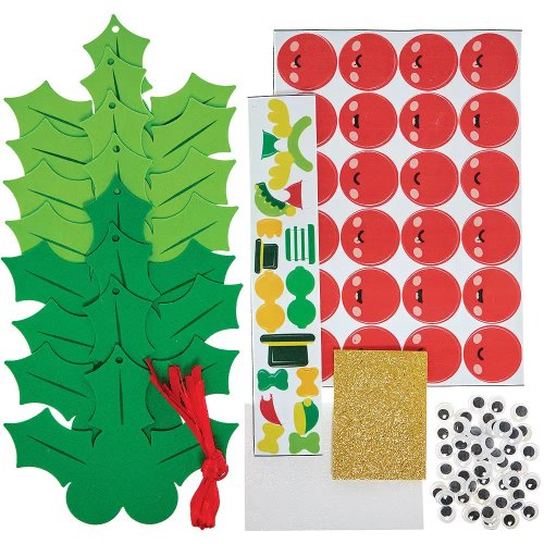 Holly Berries Mix & Match Decoration Kit (Pack of 8)