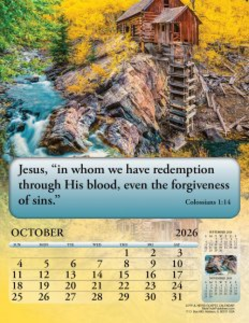 Joyful News 2026 Scripture Calendar Pack of 10