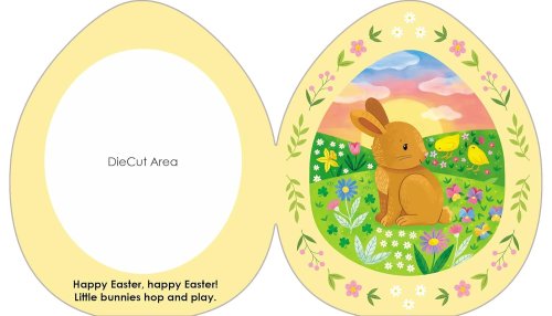 Happy Easter (An Easter Egg-Shaped Board Book)