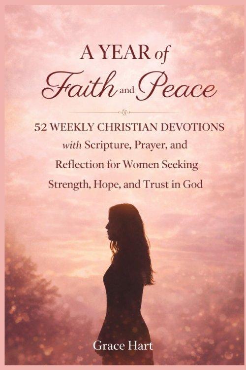 A Year of Faith and Peace : 52 Weekly Christian Devotions with Scripture, Prayer, and Reflection for Women Seeking Strength, Hope, and Trust in God
