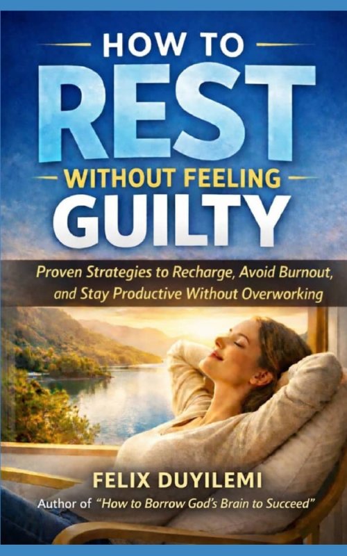 HOW TO REST WITHOUT FEELING GUILTY: Proven Strategies to Recharge, Avoid Burnout, and Stay Productive Without Overworking