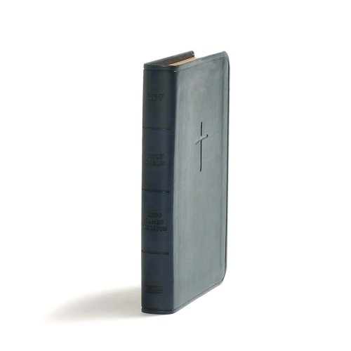 CSB Compact Bible, Value Edition, Navy LeatherTouch