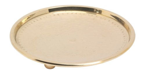 Polished Candlestick Plate D 12 cm Inside