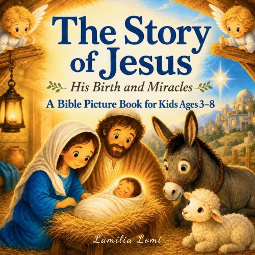 The Story of Jesus - His Birth and Miracles : A Bible Picture Book for Kids Ages 3-8 Featuring Stories from the Life of Jesus and Scripture on Every P