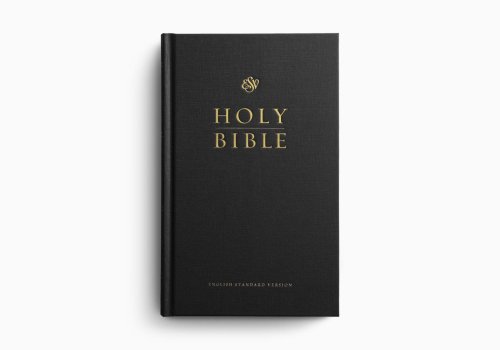 ESV Church Bible, Large Print, Red Letter (Hardcover, Black)