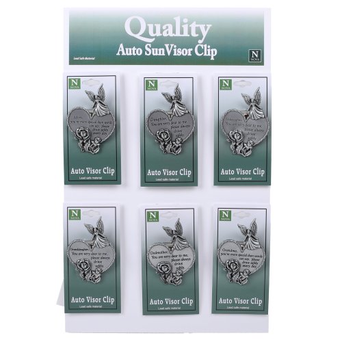 Heart Visor Clips - Pack of 24