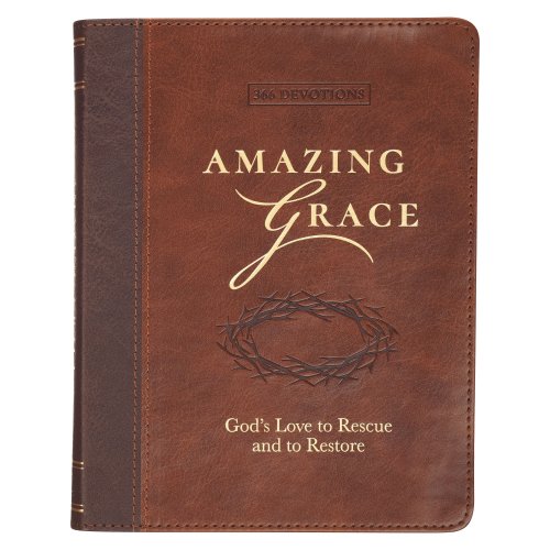 Devotional Amazing Grace Faux Leather