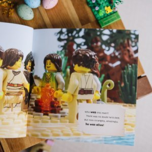 The Easter Story Brick by Brick