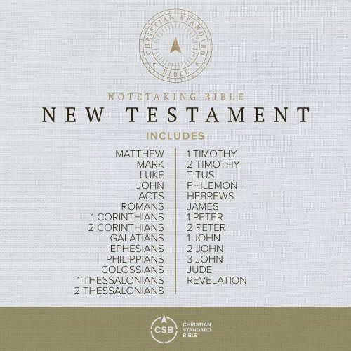 CSB Spiral-Bound Notetaking Bible, New Testament