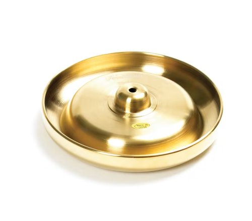 Brass Communion Tray Bread Insert 4 1/2" diameter x 5/8" high