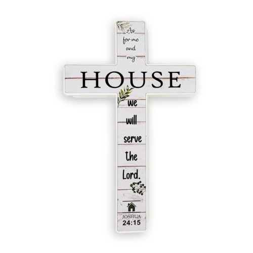 Large Standing Cross – "As for me and my house" (Joshua 24:15)