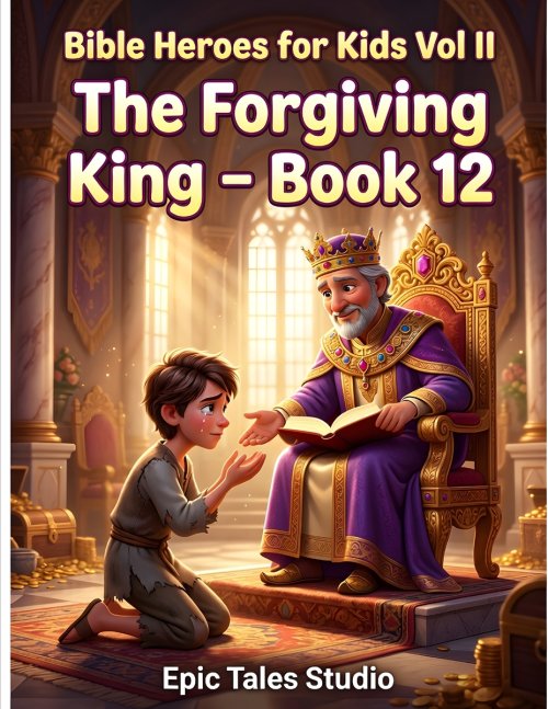 Bible Heroes for Kids Vol II: The Forgiving King - Book 12: A Story About Mercy and Forgiveness