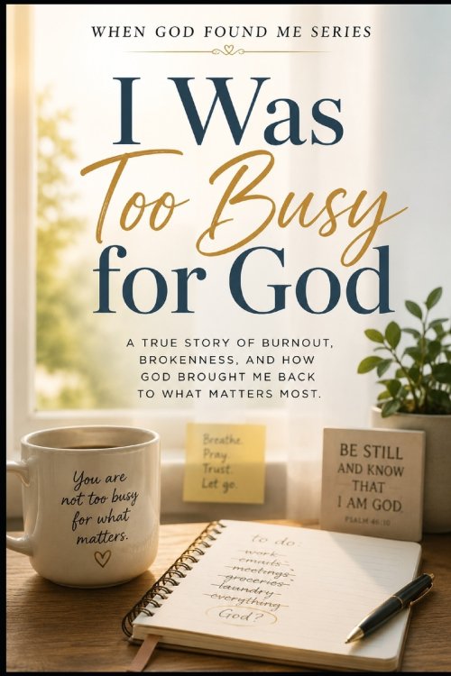 I Was Too Busy for God: A True Story of Burnout, Brokenness, and how God Brought Me Back to What Matter Most
